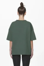 Bel Air Heavy Oversized Tee Washed Sage Green Gum-1