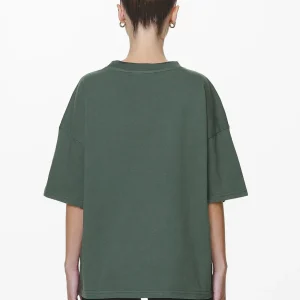 Bel Air Heavy Oversized Tee Washed Sage Green Gum-1