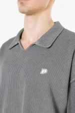 Beldon Collar Rib Longsleeve Vintage Grey-2