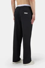 Belds Wide Suit Pants Black-1