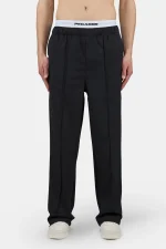 Belds Wide Suit Pants Black