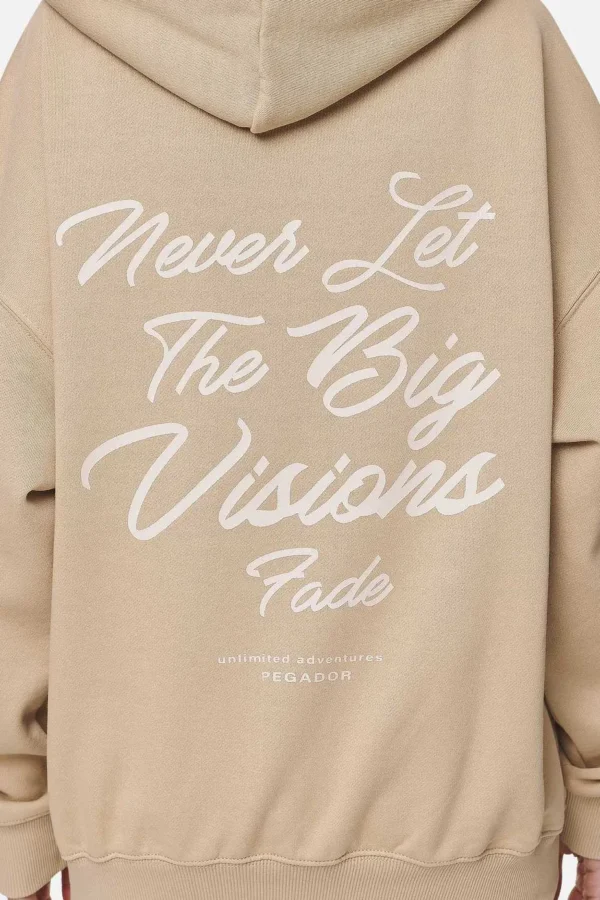 Berri Oversized Hoodie Washed Safari Sand-2