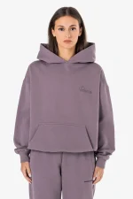 Blair Oversized Hoodie Washed Dusty Grape