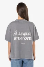 Blair Oversized Tee Vintage Grey