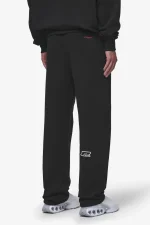 Blamor Wide Sweat Pants Washed Black-1