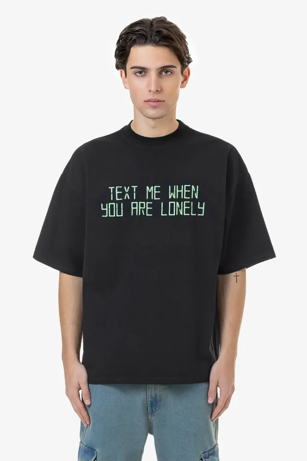Bleek Boxy Tee Washed Black