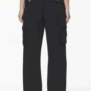 Bodo Wide Cargo Pants Black-1