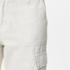 Bodo Wide Cargo Pants Salty Cream-2