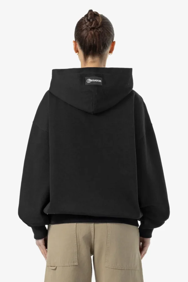 Bonnie Oversized Hoodie Washed Black-1