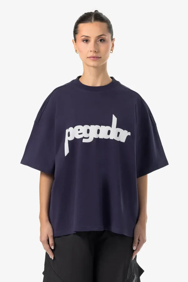 Bonnie Oversized Tee Washed Indigo Blue