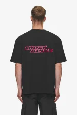 Bowin Oversized Tee Washed Black-1