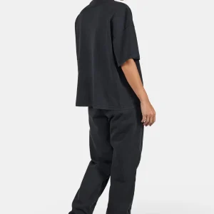 Bracy Heavy Oversized Tee Vintage Black White-1