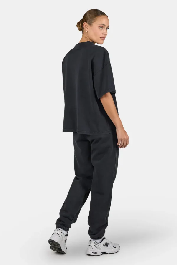 Bracy Heavy Oversized Tee Vintage Black White-1