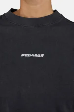 Bracy Heavy Oversized Tee Vintage Black White-2