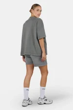 Bracy Heavy Oversized Tee Vintage Grey Black-1