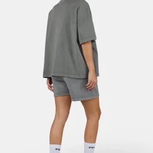 Bracy Heavy Oversized Tee Vintage Grey Black-1
