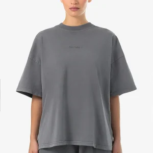 Bracy Heavy Oversized Tee Vintage Grey Grey