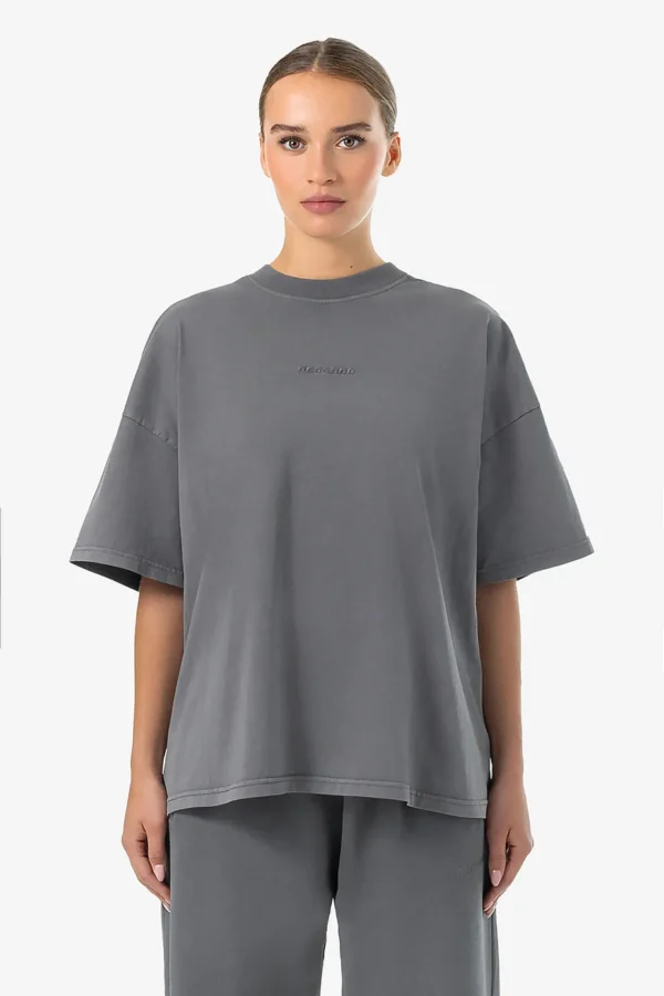 Bracy Heavy Oversized Tee Vintage Grey Grey