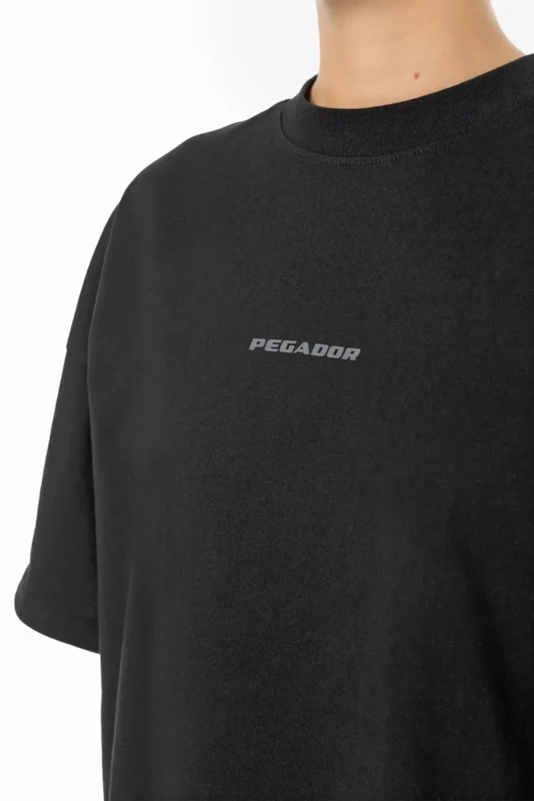 Bracy Heavy Oversized Tee Washed Black Dark Grey Gum-2
