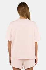 Bracy Heavy Oversized Tee Washed Dusty Rose White-1