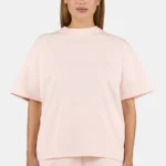 Bracy Heavy Oversized Tee Washed Dusty Rose White