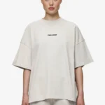 Bracy Heavy Oversized Tee Washed Moon Grey Black Gum