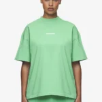 Bracy Heavy Oversized Tee Washed Peppermint Green White Gum