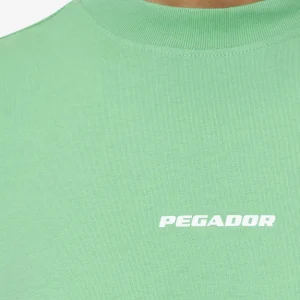 Bracy Heavy Oversized Tee Washed Peppermint Green White Gum-2