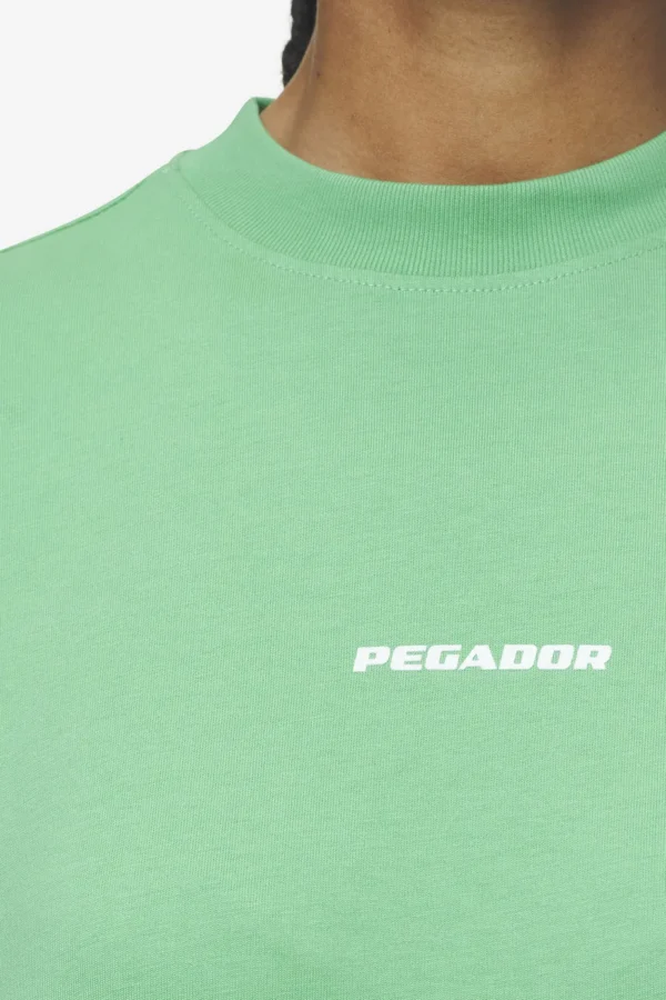 Bracy Heavy Oversized Tee Washed Peppermint Green White Gum-2