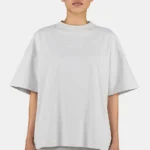 Bracy Heavy Oversized Tee Washed Pure Grey White