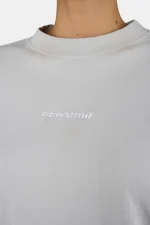 Bracy Heavy Oversized Tee Washed Pure Grey White-2