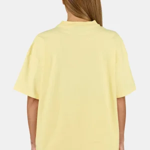 Bracy Heavy Oversized Tee Washed Soft Yellow White-1