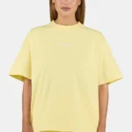 Bracy Heavy Oversized Tee Washed Soft Yellow White