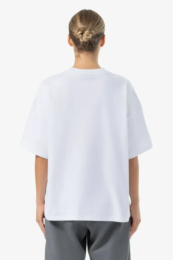 Bracy Heavy Oversized Tee White Black Gum-1