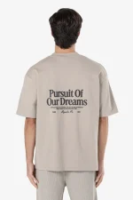 Brooke Oversized Tee Washed Dark Stone-1