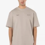 Brooke Oversized Tee Washed Dark Stone-2