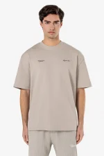 Brooke Oversized Tee Washed Dark Stone-2