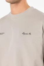 Brooke Oversized Tee Washed Dark Stone-3