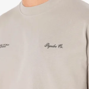 Brooke Oversized Tee Washed Dark Stone-3