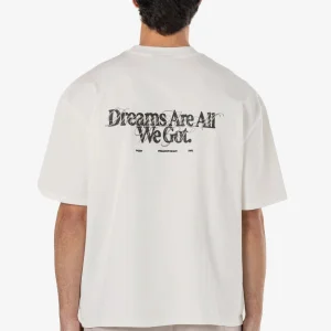 Bucklin Oversized Tee Washed Warm White-1