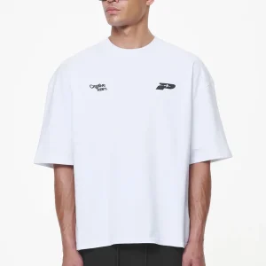 Caesar Boxy Tee White-2