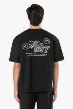 Carvelo Oversized Tee Washed Black