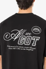 Carvelo Oversized Tee Washed Black-2