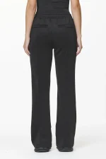 Clair Flared Track Pants Black-1