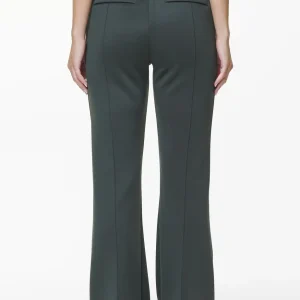 Clair Flared Track Pants Sage Green-1
