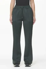 Clair Flared Track Pants Sage Green