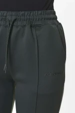 Clair Flared Track Pants Sage Green-2