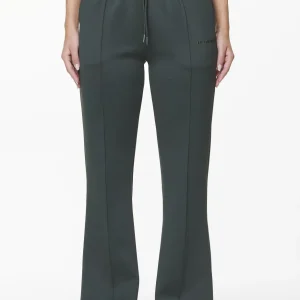 Clair Flared Track Pants Sage Green