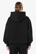 Clarita Logo Oversized Hoodie Black White Gum-