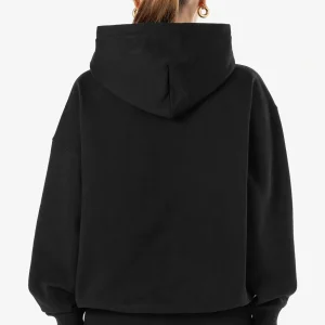 Clarita Logo Oversized Hoodie Black White Gum-